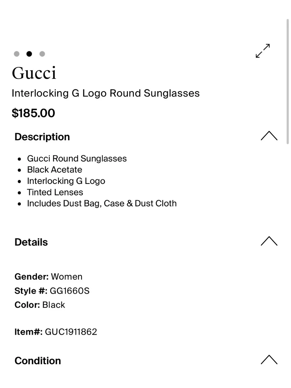 Gucci G logo interlocking sunglasses